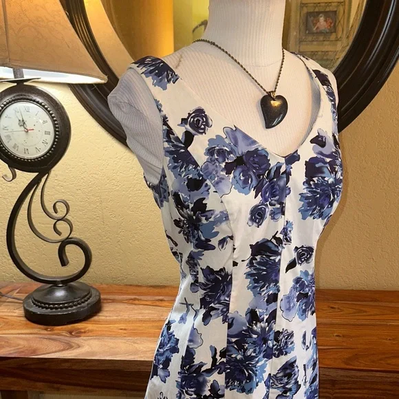 Chaps Fit and Flare Dress - Picture 1 of 5